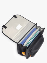 Boekentas Cedar 2 Compartimenten Stones and bones Zwart boys B-vue-porte